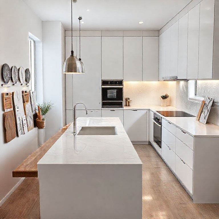 Elevate Your Culinary Haven_ The Art and Economics of a 2.2-Meter Kitchen Countertop Design-fengyakai artificial marble