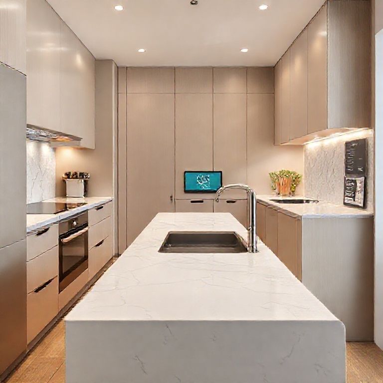 Elevate Your Culinary Space_ The Ultimate Guide to 2.2m Kitchen Countertop Design, Images, and Pricing-fengyakai artificial marble