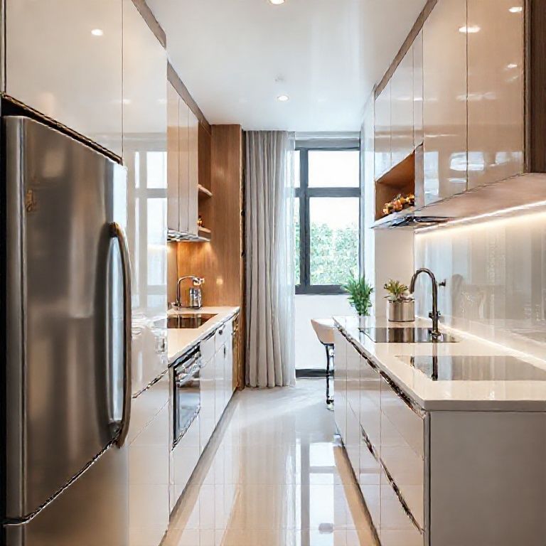 The 1.2-Meter Kitchen_ Big Style, Small Footprint-fengyakai artificial marble