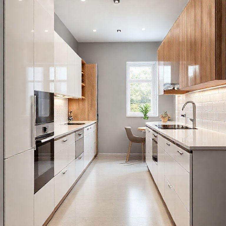 The 2.2-Meter Kitchen_ Transforming Narrow Spaces into Culinary Havens-fengyakai artificial marble