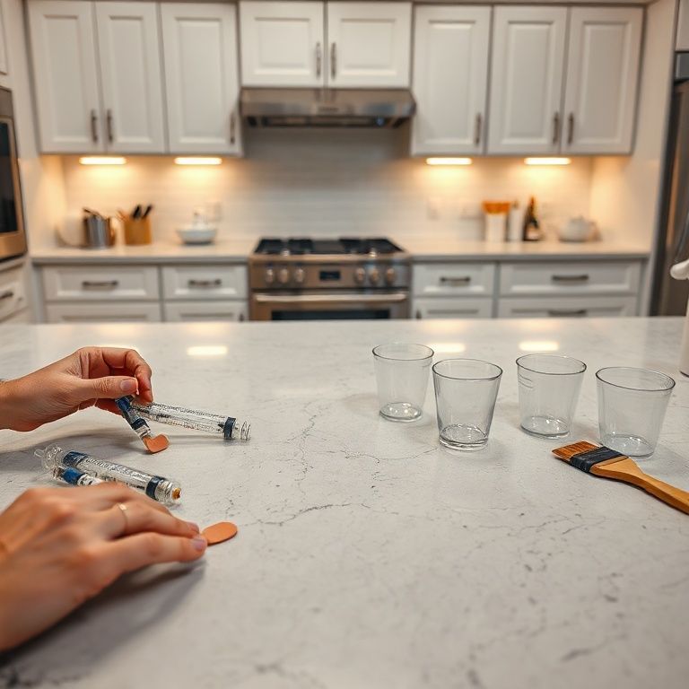 The Art of Mending_ Restoring Your Artificial Stone Kitchen Countertops Beauty-fengyakai artificial marble