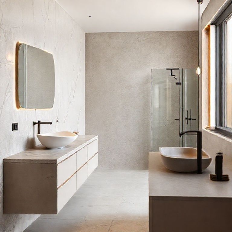 The Art of the Washbasin_ Choosing Between the Above-Counter and Integrated Styles-fengyakai artificial marble