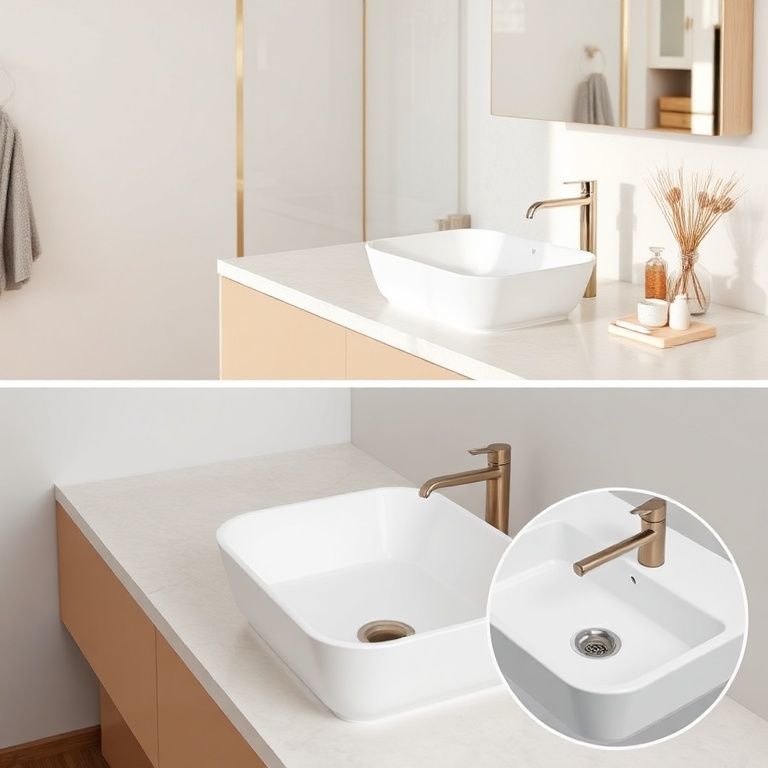 The Great Bathroom Basin Debate_ Integrated Ceramic vs. Undermount – Which Reigns Supreme_-fengyakai artificial marble