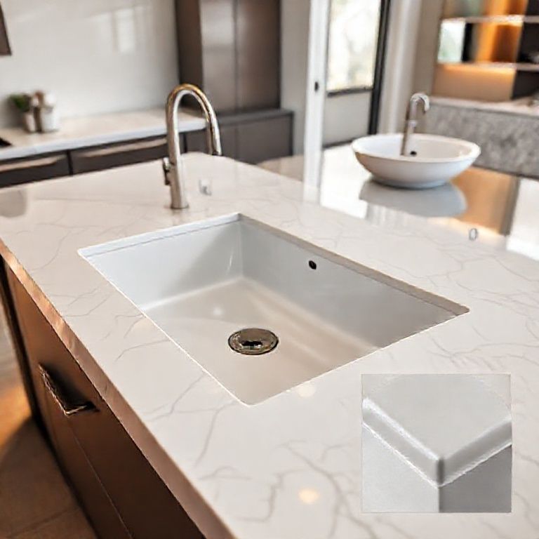 The Integrated Sink_ A Masterclass in Durability and Design-fengyakai artificial marble
