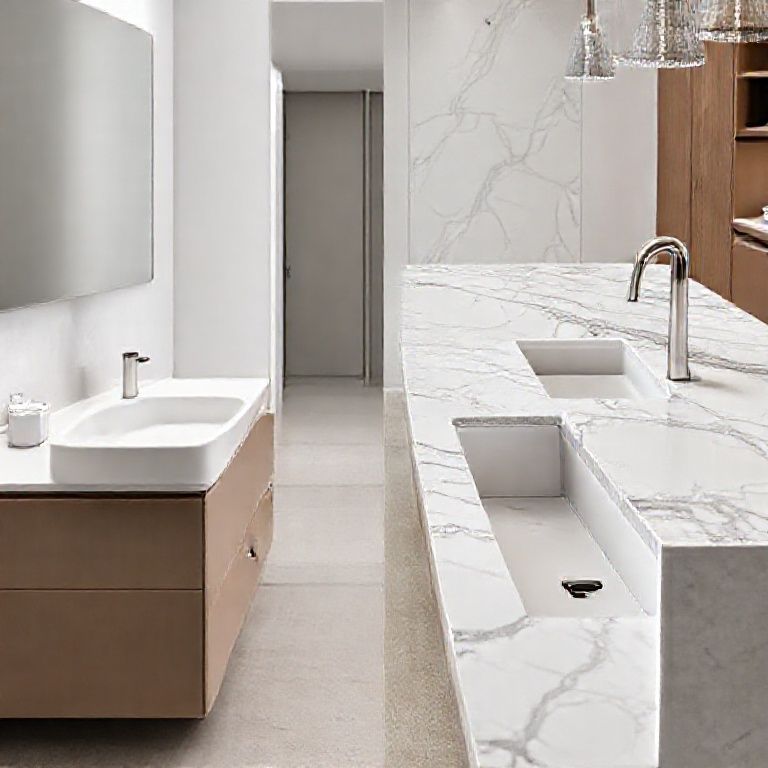 The Integrated Sink_ Revolutionizing Your Bathroom and Kitchen Aesthetics-fengyakai artificial marble