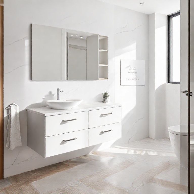 The Integrated Vanity Unit_ A Harmonious Blend of Style and Functionality-fengyakai artificial marble