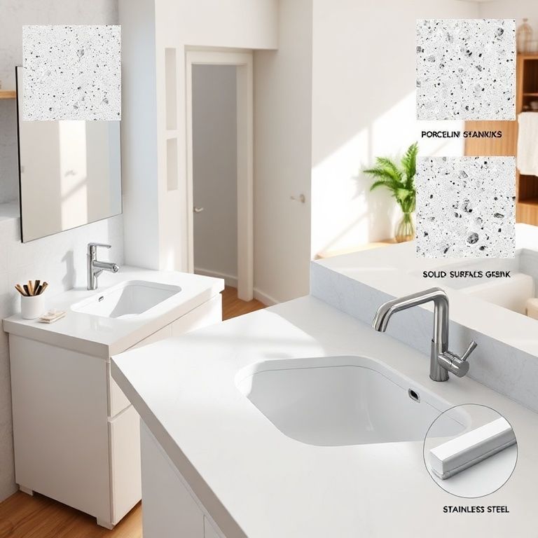 The Seamless Blend_ Choosing the Perfect Material for Your Integrated Sink-fengyakai artificial marble