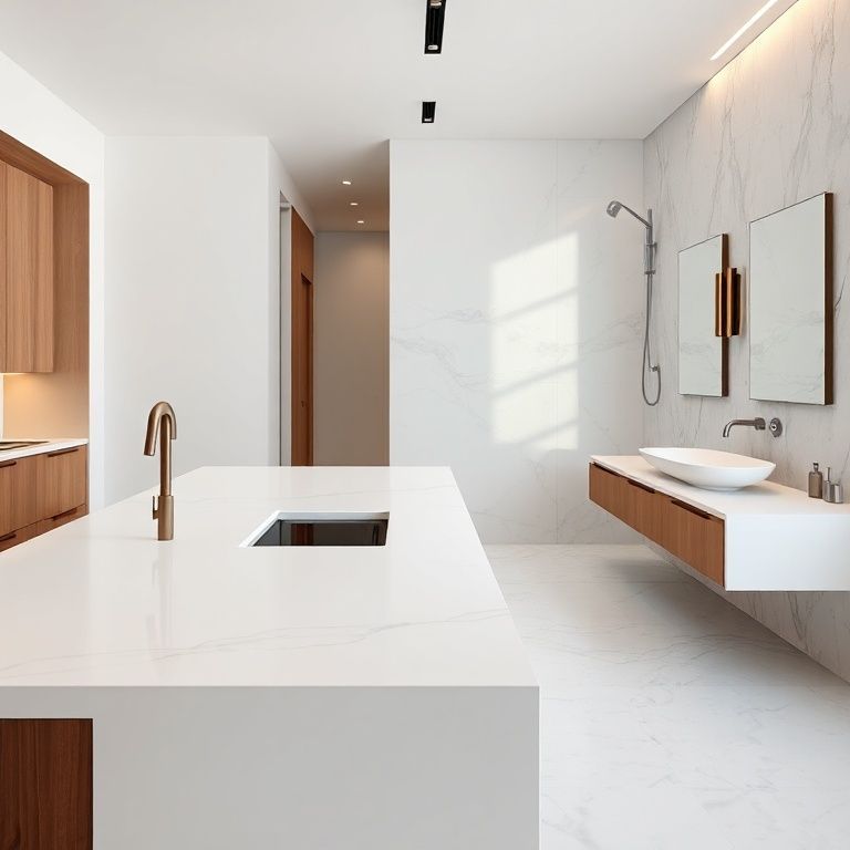 The Seamless Symphony_ Elevating Your Space with Integrated Countertop Sinks-fengyakai artificial marble
