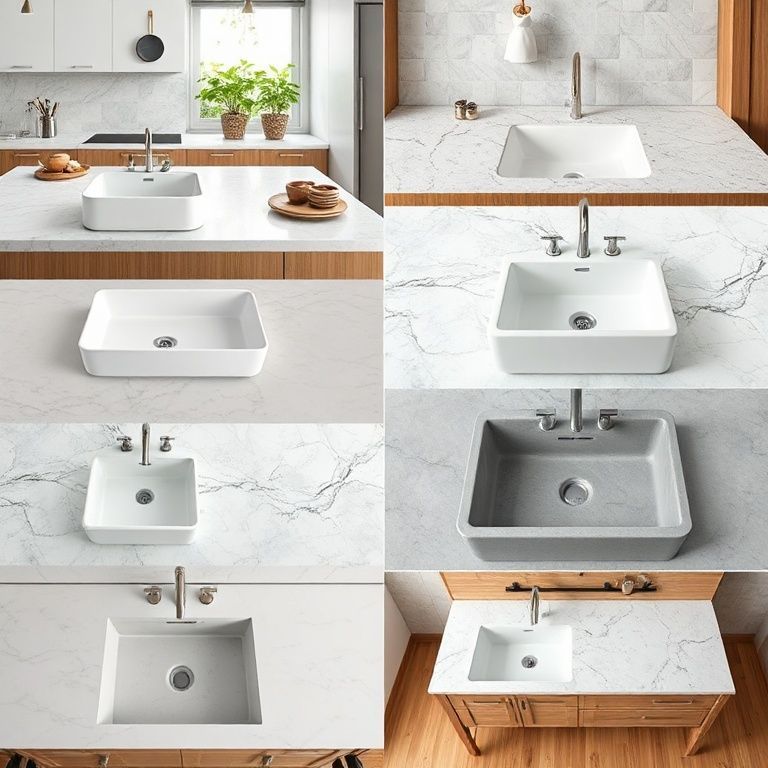 The Undermount vs. Integrated Sink Debate_ Elevating Your Kitchen and Bathroom Aesthetics-fengyakai artificial marble
