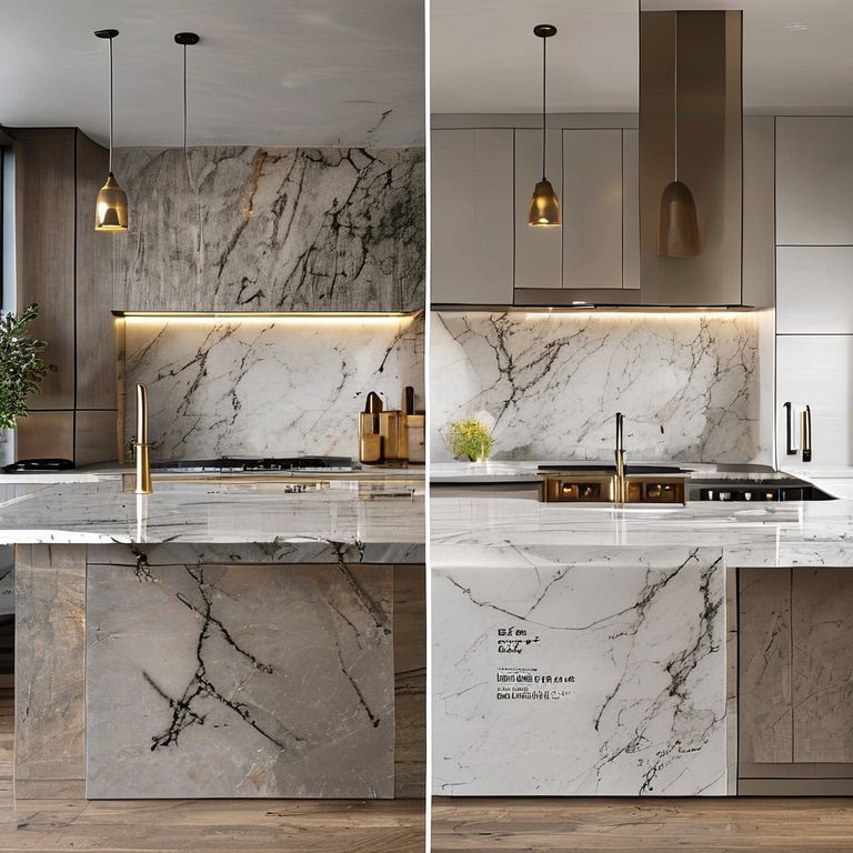 石英石和大理石台面哪个好，石英石板材价格表-fengyakai artificial marble
