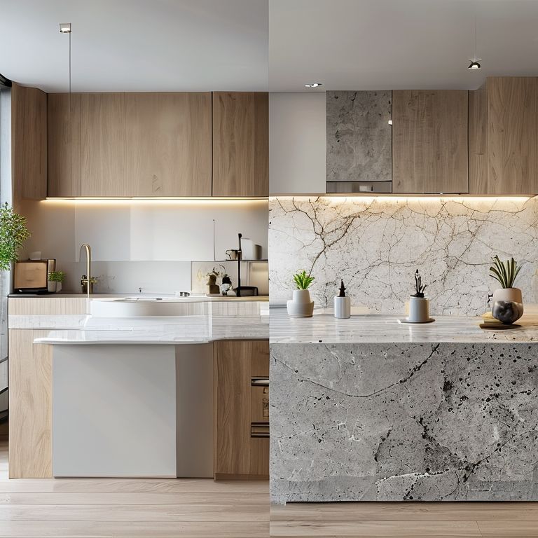 亚克力与人造石优缺点对比图，亚克力与人造石的区别-fengyakai artificial marble